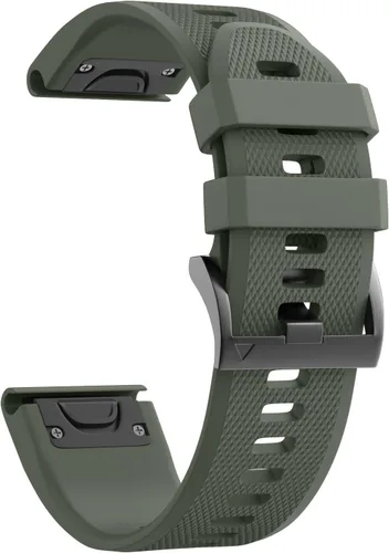 Miniatura 9 de ANCOOL para Banda de reloj Fenix 5/6/7 de 22mm de silicona suave Compatible con Garmin Fenix 5 Plus/6 Pro/8 47mm/7 Pro/Approach S60/S62