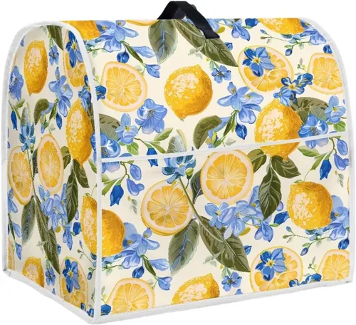 Miniatura 26 de Funda para batidora de pie de mármol azul compatible con mezclador de cocina de 6 a 8 cuartos de galón, cubierta antipolvo, lavable, ajuste