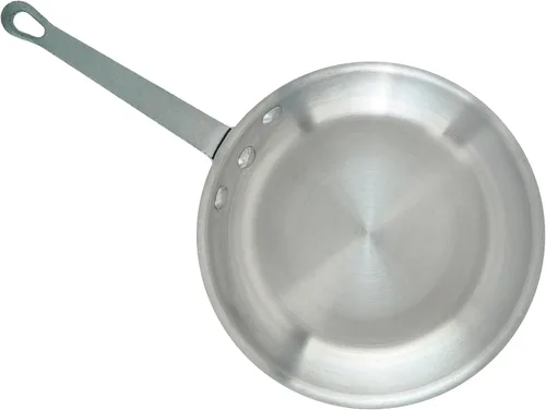 Miniatura 2 de Winco Sartén/sartén de aluminio de grado comercial, acabado satinado, 8 pulgadas