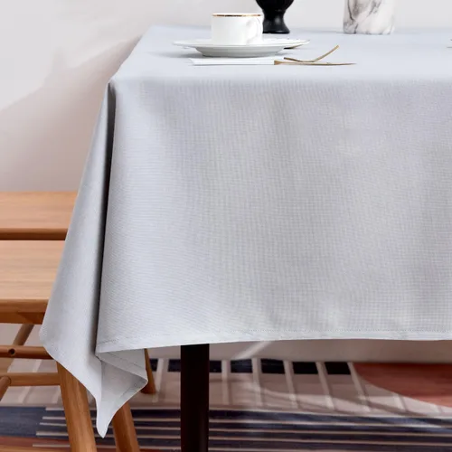 Miniatura 19 de BALCONY & FALCON Mantel Rectangular Estilo Jacquard Resistente al Agua Cubierta de Mesa para Comedor Cocina Café Fiestas y Uso al Aire Libre