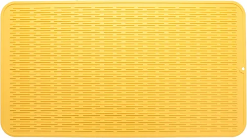 Miniatura 125 de MicoYang Alfombrilla de silicona para secado de platos para múltiples usos, fácil de limpiar, ecológica, resistente al calor, alfombrilla