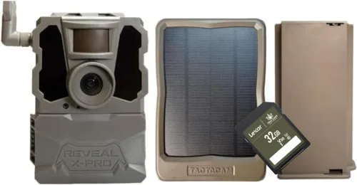 TACTACAM Reveal X PRO - Cámara de rastreo celular, Verizon y AT&T, sin brillo, seguimiento GPS integrado, pantalla LCD integrada, foto HD y video HD