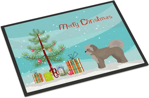 Miniatura 148 de Caroline's Treasures CK3799MAT Akita Shepherd - Tapete de árbol de Navidad de 18 x 27 pulgadas, tapete para puerta delantera, interior y exterior