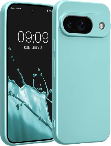 Miniatura 89 de kwmobile Funda compatible con Google Pixel 9 Pro - Funda protectora delgada de TPU para teléfono - Acabado mate suave - Negro mate
