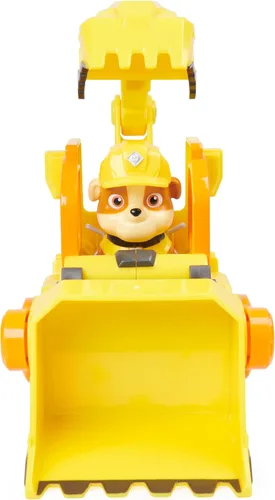 Miniatura 8 de Rubble & Crew, camión juguete Charger’s Crane Grabber con partes móviles y una figura de acción coleccionable, juguetes para niños mayores de 3 años