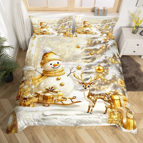 Miniatura 9 de Erosebridal Divertida funda de edredón de Halloween para niños, juego de ropa de cama de calabaza fantasma, decoración de Halloween para niños