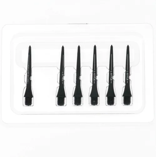 Miniatura 2 de LSTYLE Puntos de dardos: puntos de conversión HardLip para convertir dardos de punta suave en punta de acero (paquete de 6)