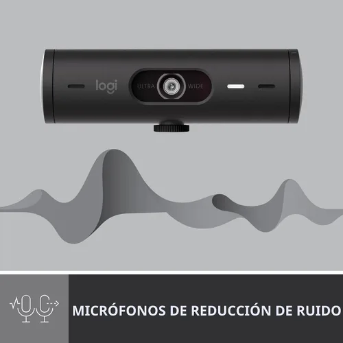 Miniatura 4 de Logitech Brio 501 - Cámara web Full HD con corrección automática de luz, modo de espectáculo, micrófonos de reducción de ruido, cubierta de Negro