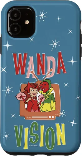 Miniatura 8 de Marvel WandaVision Wanda & Vision Retro TV Artwork - Carcasa para iPhone 17