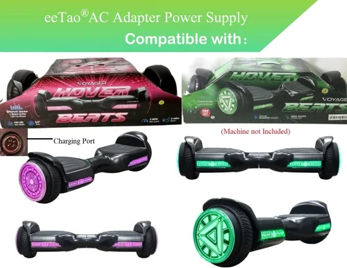 Miniatura 5 de Cargador adaptador de 4 clavijas de 42 V CA/CC compatible con Voyager HOVER3030B-BLU HOVER3030B-PUR Hover-4040HB-GRN 4040HB-GRN HOVER4040HB