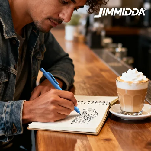 Miniatura 6 de Bolígrafos a granel – 107 bolígrafos de tinta negra a granel 1.0 punto medio escritura suave, retráctil sin sangrado para hombres y mujeres