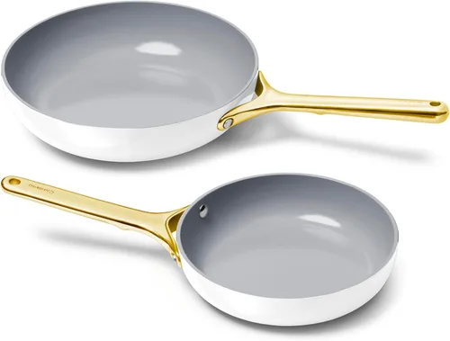 Miniatura 13 de Caraway Mini sartén antiadherente de cerámica (1.05 cuartos de galón, 8 pulgadas), no tóxico, sin PTFE ni PFOA, apto para horno y compatible