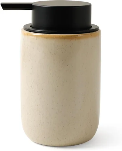 Miniatura 17 de BosilunLife Dispensador de jabón de espuma – Dispensador de espuma de cerámica para lavado de manos para baño, dispensador de jabón pequeño moderno