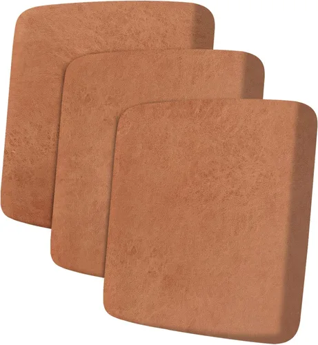 Miniatura 70 de ANARACHON Fundas de cojín de sofá con aspecto de cuero, juego de fundas de asiento de sofá, protector de muebles para sillón seccional, sofá biplaza