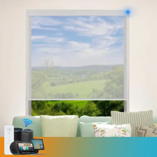 Miniatura 9 de Light Filtering 1%-10% Openness Solar Fabric Sample
