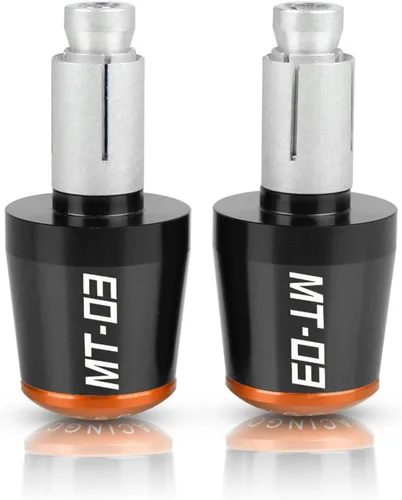 Miniatura 7 de Para Yamaha MT-03 MT03 MT 03 2014 2015 2016 2017 2018 2019 2020 motocicleta 0.866 in Agarres manillar extremos de la barra tapas tapón deslizante