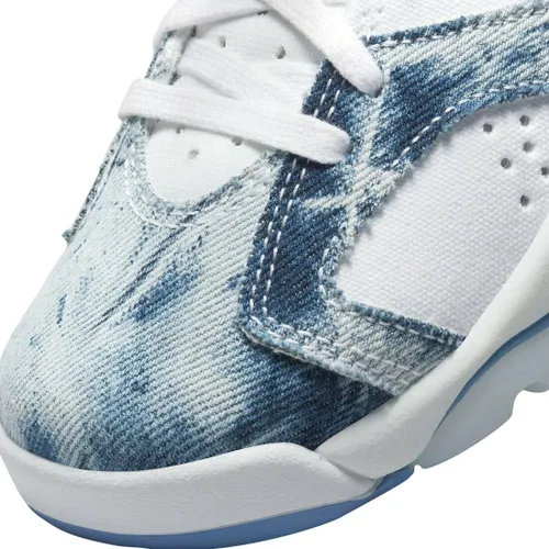 Miniatura 8 de Big Kids Jordan 6 Retro Washed Denim WhtDutch Blue-Citron Tint DM9045 100