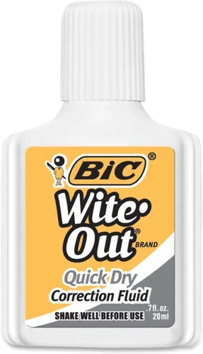 Miniatura 5 de BIC Wite-Out Brand - Líquido de corrección de secado rápido, 0.7 fl oz, blanco, 12