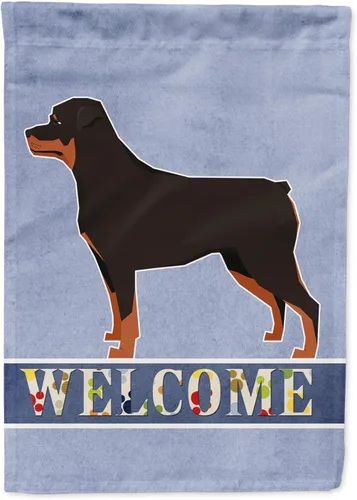 Miniatura 44 de Caroline's Treasures CK3704GF Bandera de jardín de bienvenida de Akita Shepherd Black and Tan - Bandera decorativa para patio exterior, patio