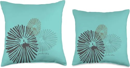 Miniatura 3 de Opihi Teal - Pala'ili Almohada de tiro 16x16, multicolor