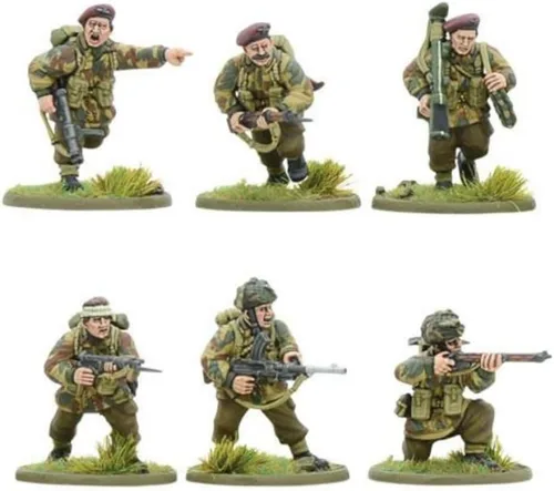 Miniatura 5 de Warlord Games Paracaidistas aliados aerotransportados británicos – Miniaturas de plástico a escala de 1.102 in para Bolt Action Miniaturas altamente