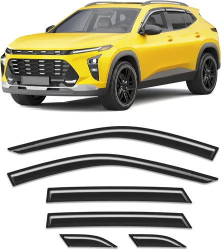 Miniatura 14 de Extra-Thick Window Rain Guard for 2004-2014 Ford F150 Extended Cab/SuperCab Rain Guards Tape-on Side Truck Window Visors Low Profile Vent Visor