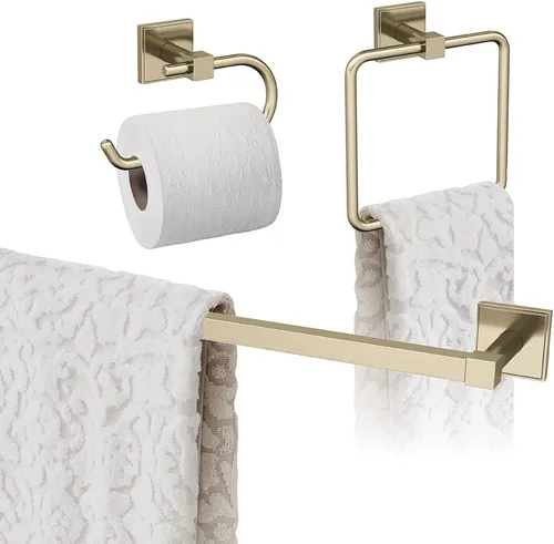Miniatura 26 de Amerock Níquel cepillado Appoint 5 piezas Juego de accesorios de baño