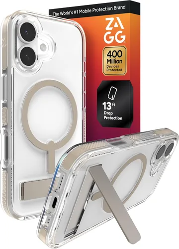 Miniatura 76 de ZAGG Santa Cruz Snap - Funda con función atril para iPhone 16 Pro Max, compatible con MagSafe, protección contra caídas de grado militar de 13 pies