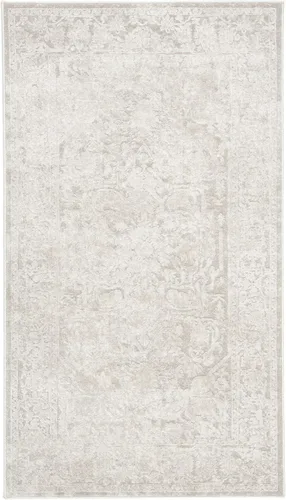 Miniatura 7 de Safavieh Reflection Collection RFT665C - Alfombra de 8 x 10 pies, gris claro y crema, bohemio, desgastado, no se desprende, de fácil cuidado