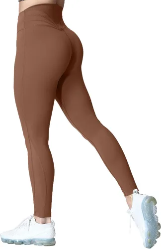 Miniatura 50 de Aoxjox Leggings de entrenamiento de cintura alta para mujer, pantalones de yoga Trinity, 26.5 pulgadas Negro