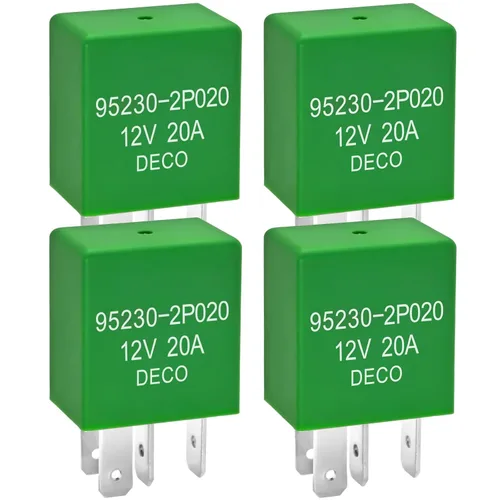 Miniatura 7 de Relé 95230-2P020 (juego de 2), relé de potencia multiusos de 4 pines 12 V 20 A, compatible con vehículos Hyundai y Kia seleccionados