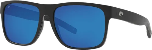 Miniatura 2 de Costa Man - Gafas de sol con montura negra mate, lentes de espejo verde, 2.323 in