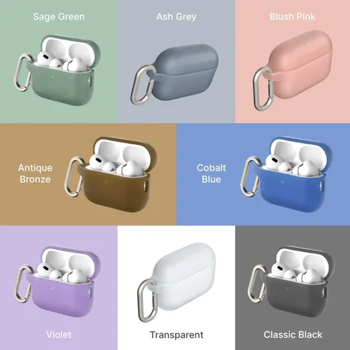 Miniatura 3 de RHINOSHIELD Funda para AirPods con mosquetón compatible con Apple [AirPods Pro 2], protección contra caídas de grado militar, resistente a