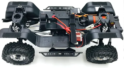 Miniatura 3 de KYX Estribos laterales de carreras placa de pie para 1/10 RC Crawler Redcat Gen8 Scout II (aluminio)