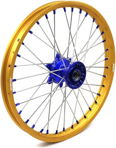 Miniatura 4 de KKE 1.6 x 21/2.15 x 18 ruedas de fundición de Enduro para YAMAHA YZ125 YZ250 1999-2026 YZ250F YZ450F 2003-2026 YZ250F WR250F WR450F 2026 borde dorado