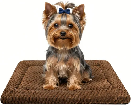 Miniatura 55 de Tapete de Cama para Perro - Tapetes de Cama Reversibles para Jaula de Perro, Suave y Transpirable, Almohadilla para Perrera, Cama de Jaula Duradera