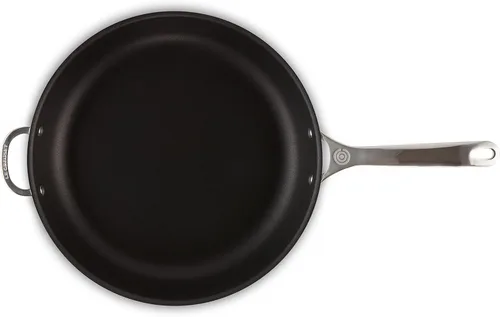 Miniatura 4 de Le Creuset Sartén antiadherente de acero inoxidable de tres capas de 12.5 pulgadas con mango auxiliar