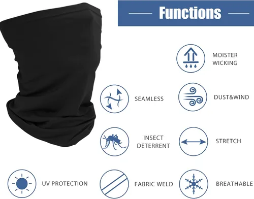 Miniatura 4 de Máscara facial con protección UV solar para el cuello, pasamontañas