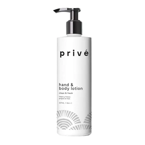 Privé Loción para manos y cuerpo para mujer, crema de manos limpia y fresca e hidratante corporal, aloe y manteca de karité hidratan profundamente