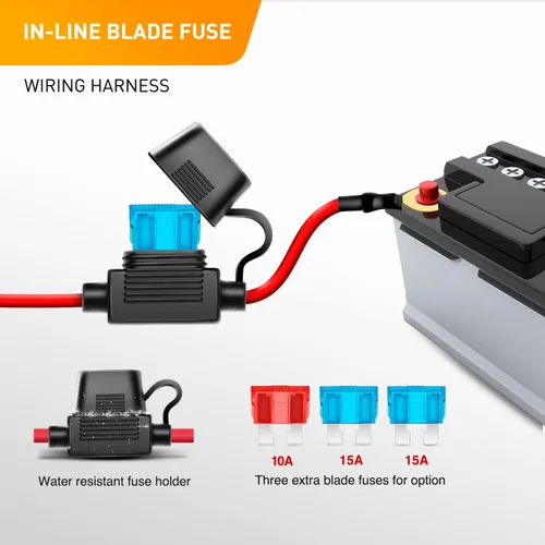 Miniatura 9 de GOOACC Barra de luz LED ámbar de triple fila de 12 pulgadas, 240W, 30000LM, combo de inundación y foco, luz de trabajo todoterreno para conducción