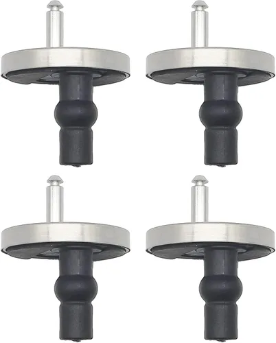 Miniatura 4 de MUU Kit universal de pernos para asiento de inodoro, tornillos, liberación rápida, fácil de instalar, kit de piezas de repuesto para asiento