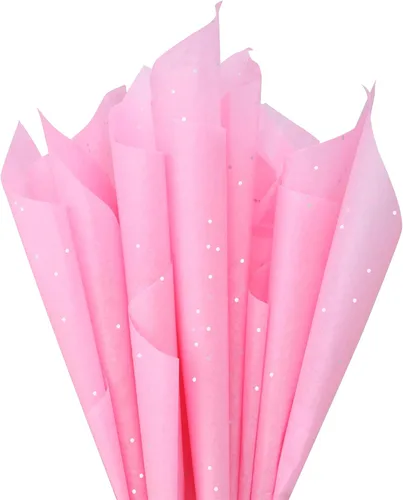 Miniatura 13 de SUNCOLOR 120 hojas de papel de seda blanco de 20 x 14 pulgadas para bolsas de regalo, papel de seda con purpurina para manualidades