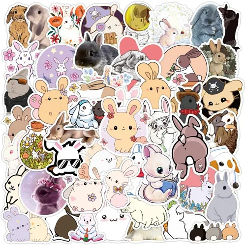 Miniatura 14 de 50 calcomanías de vinilo Kawaii Salamandra Funimost de animales de agua, impermeables, para botella de agua, laptop, teléfono, álbum de recortes