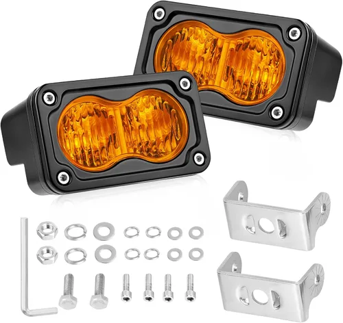 Miniatura 14 de Cápsulas LED ámbar, parte AKD de 3 pulgadas, luz LED de conducción de 40 W, luz LED todoterreno, luz de trabajo LED amarilla, luces antiniebla