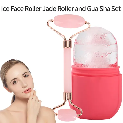 Miniatura 2 de Rodillo de hielo facial para el cuidado de la piel, rodillo de hielo para cara y ojos, cubo de belleza ilumina la piel y mejora el brillo natural