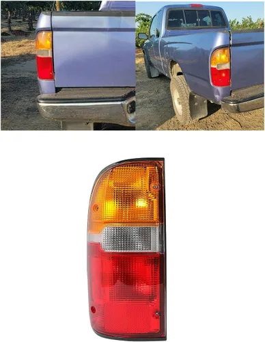 ECOTRIC Luz trasera compatible con la lámpara de camión Toyota Tacoma 1995-2000, luz trasera de freno de señal trasera del lado izquierdo del