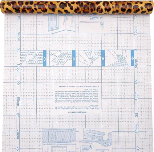 Miniatura 4 de simplelife4u 10 metros (32,8 pies) Sexy Leopard impresión papel pintado de vinilo removible Home recámara Decoración Día de San Valentín Regalo