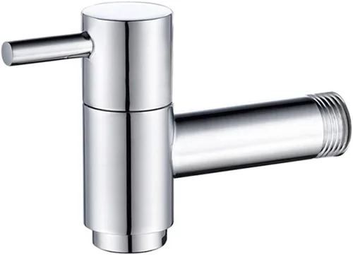 Grifo de agua fría montado en la pared, grifo para baño, jardín, fregona, piscina, lavadora, cromo