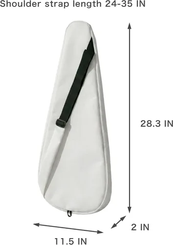 Miniatura 5 de Bolsa de tenis TaktZeit ligera y acolchada con funda para raquetas de tenis y correa de hombro ajustable