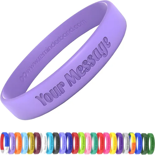 Miniatura 12 de Pulseras de silicona personalizadas de Reminderband, pulseras de silicona personalizadas, pulseras personalizables, pulseras personalizadas de goma